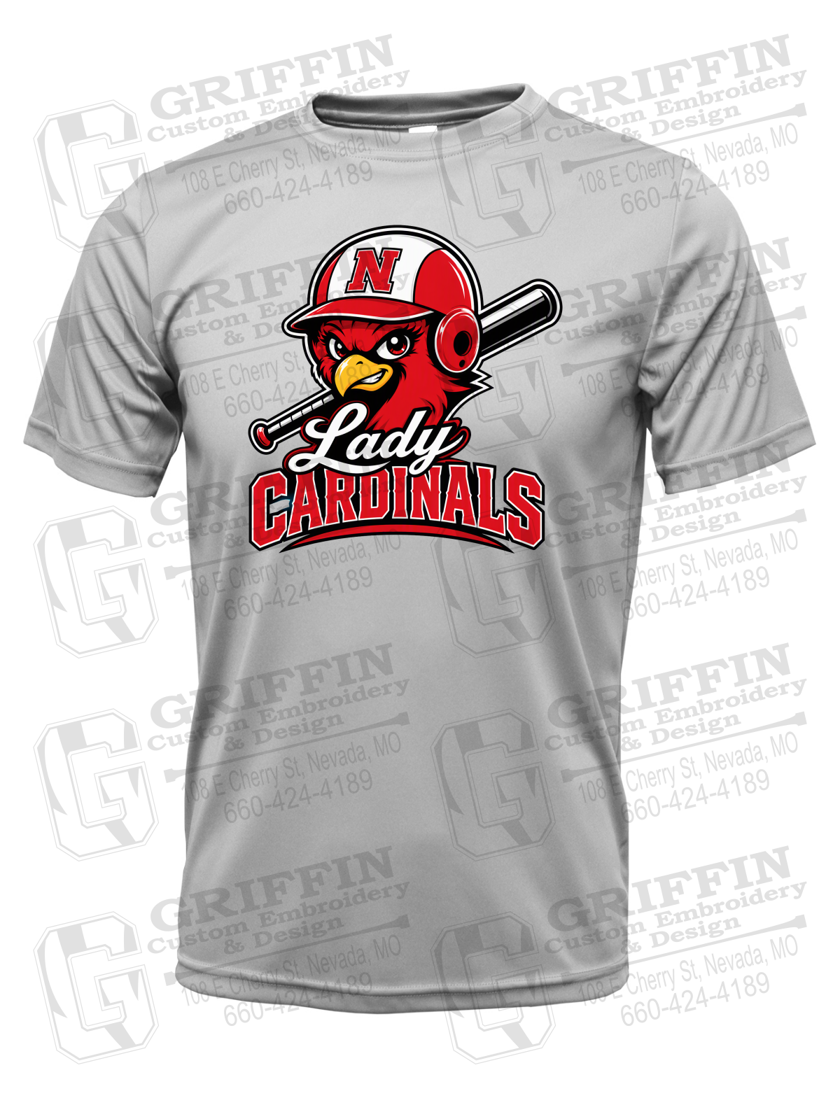 Dry-Fit Short Sleeve T-Shirt - Lady Cardinals Softball 26-A