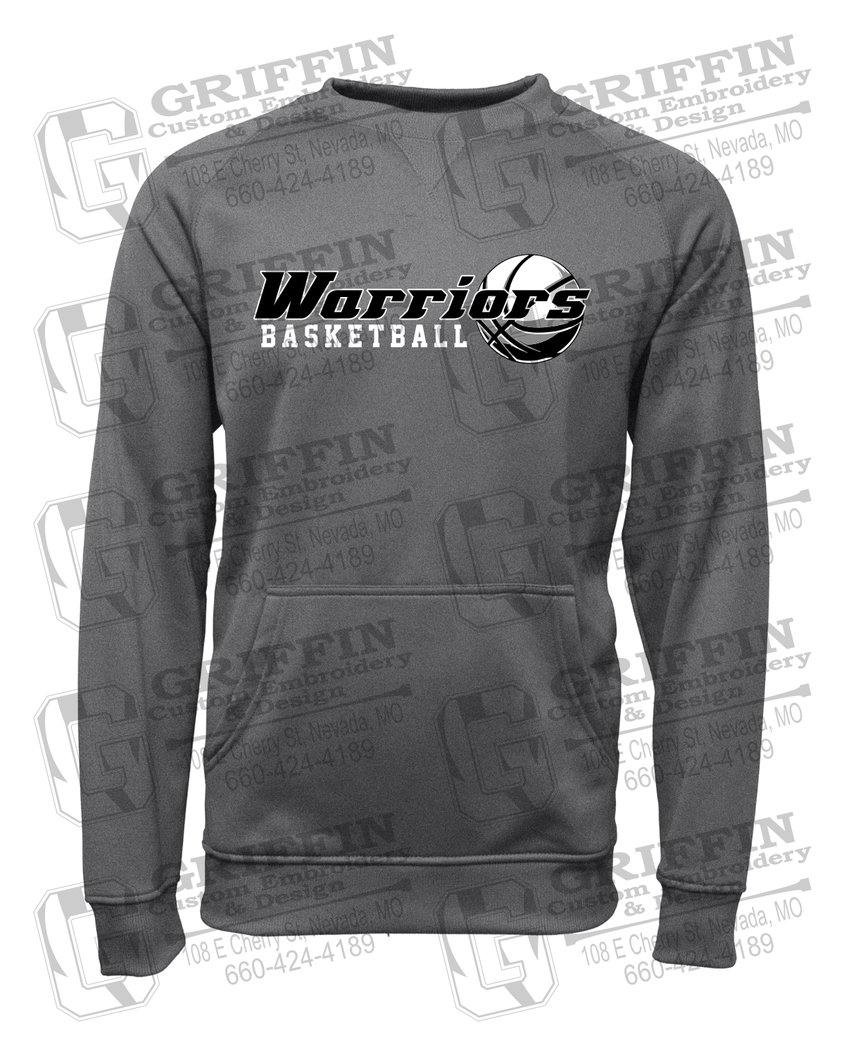 Performance Fleece Sweatshirt - Warriors Basketball 26-A