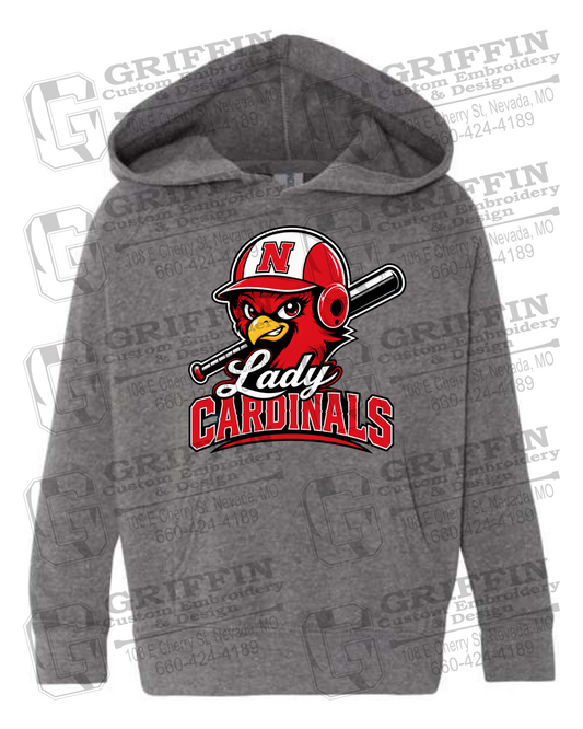 Toddler Hoodie - Lady Cardinals Softball 26-A