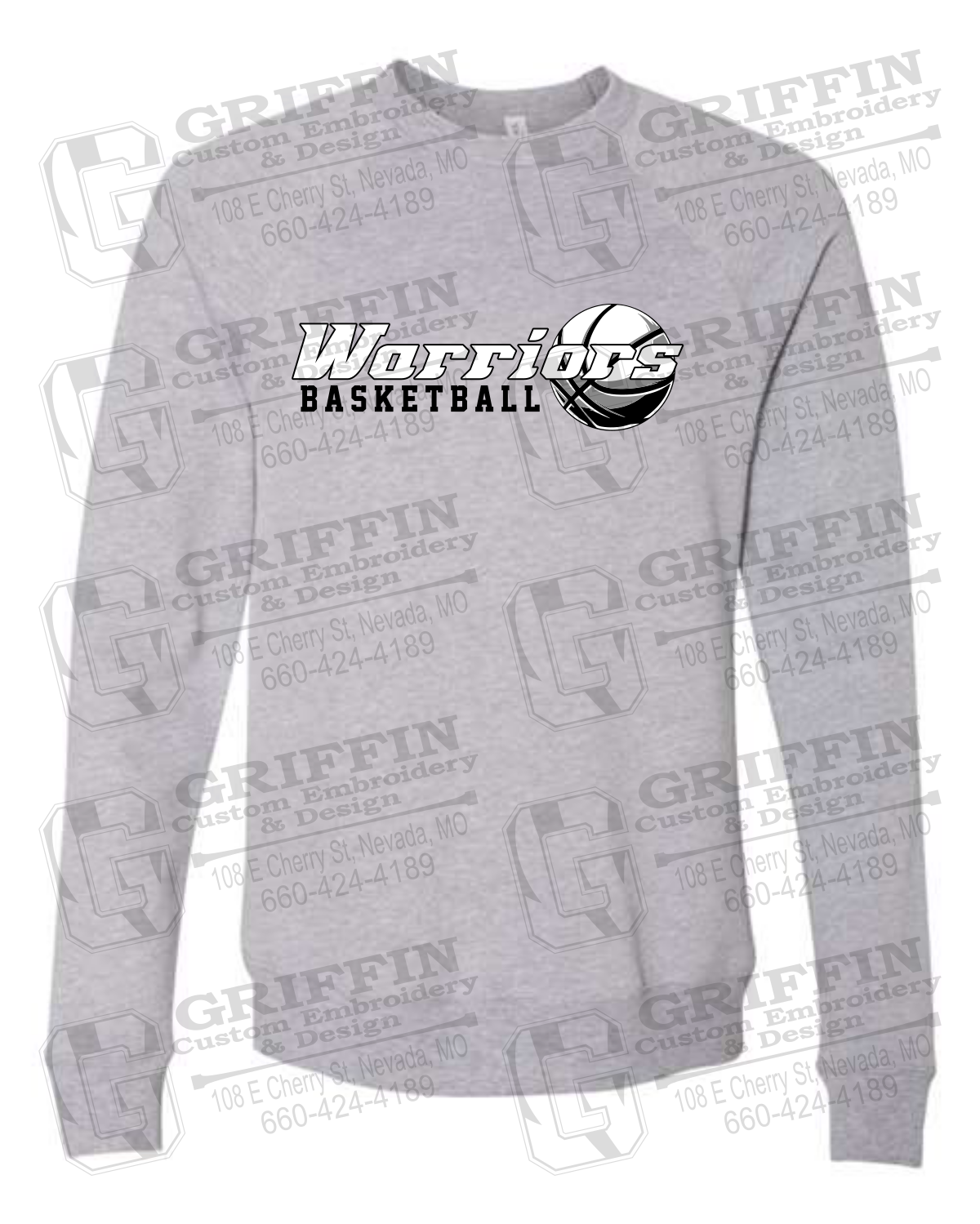 Sponge Fleece Sweatshirt - Warriors Basketball 26-A