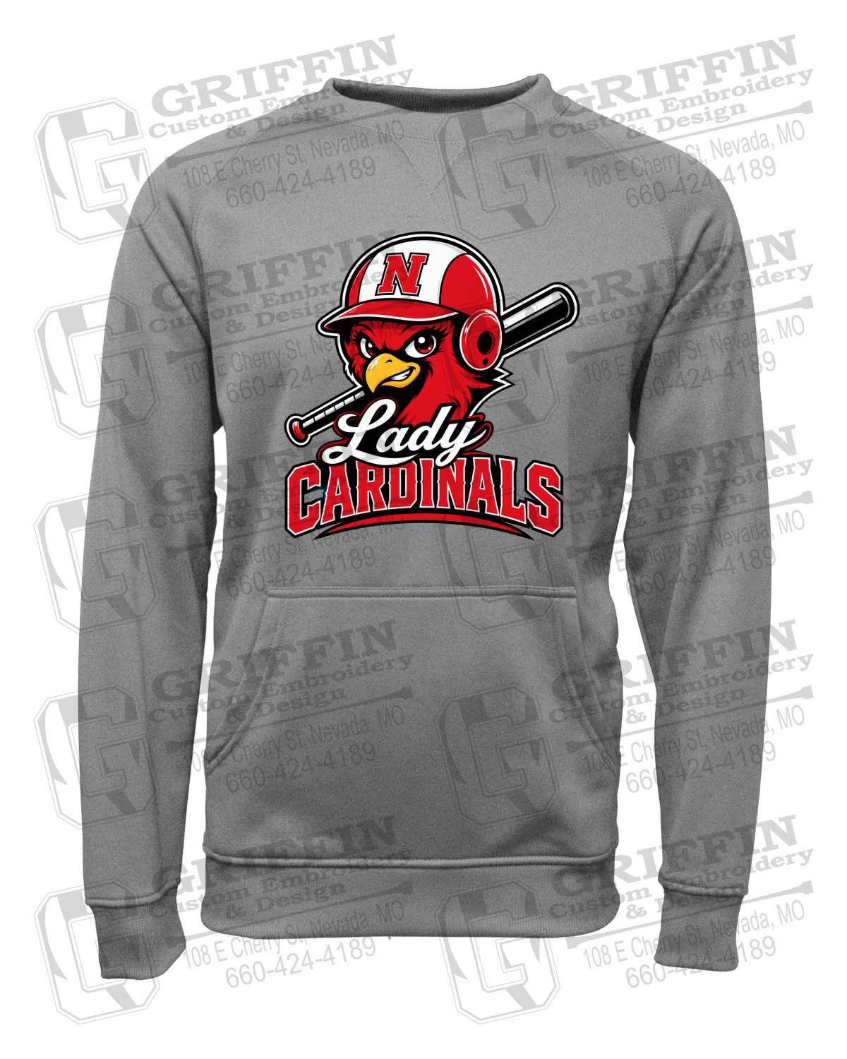 Performance Fleece Sweatshirt - Lady Cardinals Softball 26-A