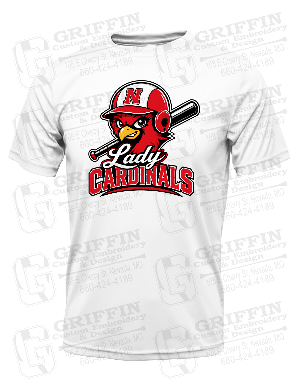 Dry-Fit Short Sleeve T-Shirt - Lady Cardinals Softball 26-A