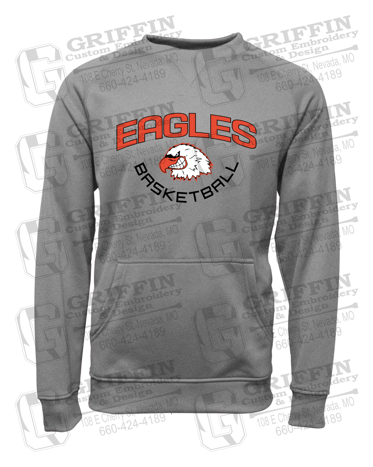 Performance Fleece Sweatshirt - Basketball - Jasper Eagles 26-A