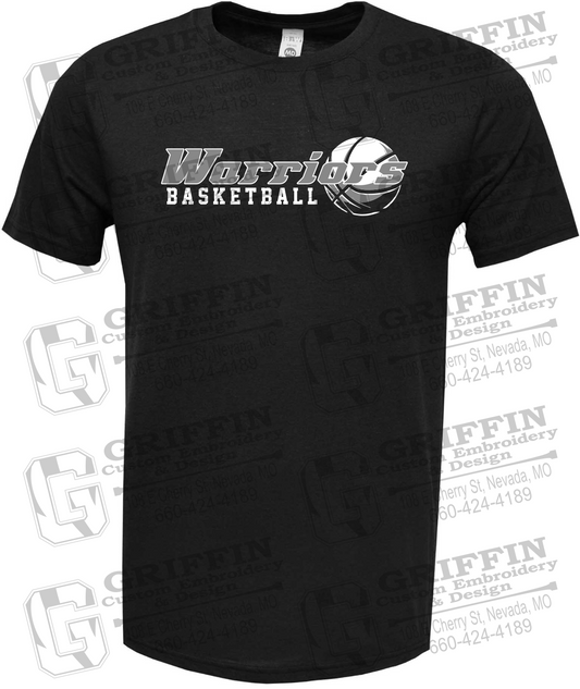 Soft-Tek Short Sleeve T-Shirt - Warriors Basketball 26-A