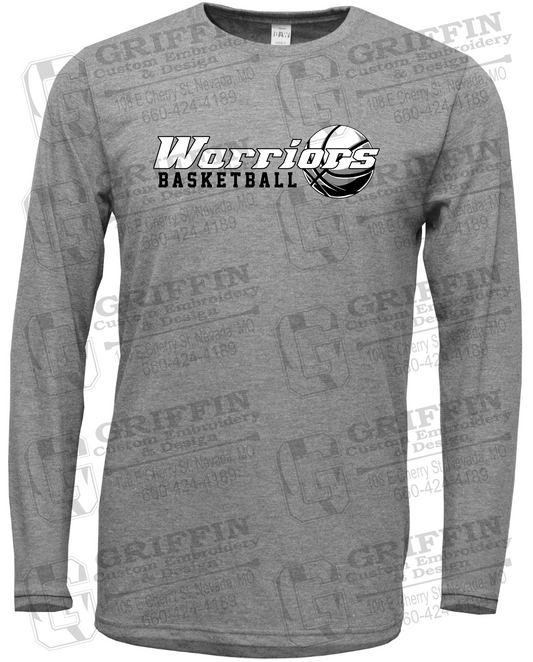 Soft-Tek Long Sleeve T-Shirt - Warriors Basketball 26-A