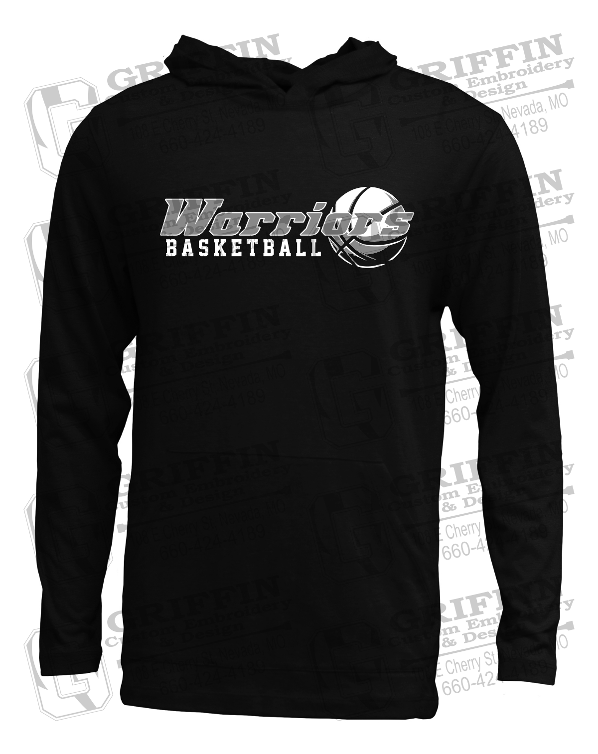 Soft-Tek T-Shirt Hoodie - Warriors Basketball 26-A