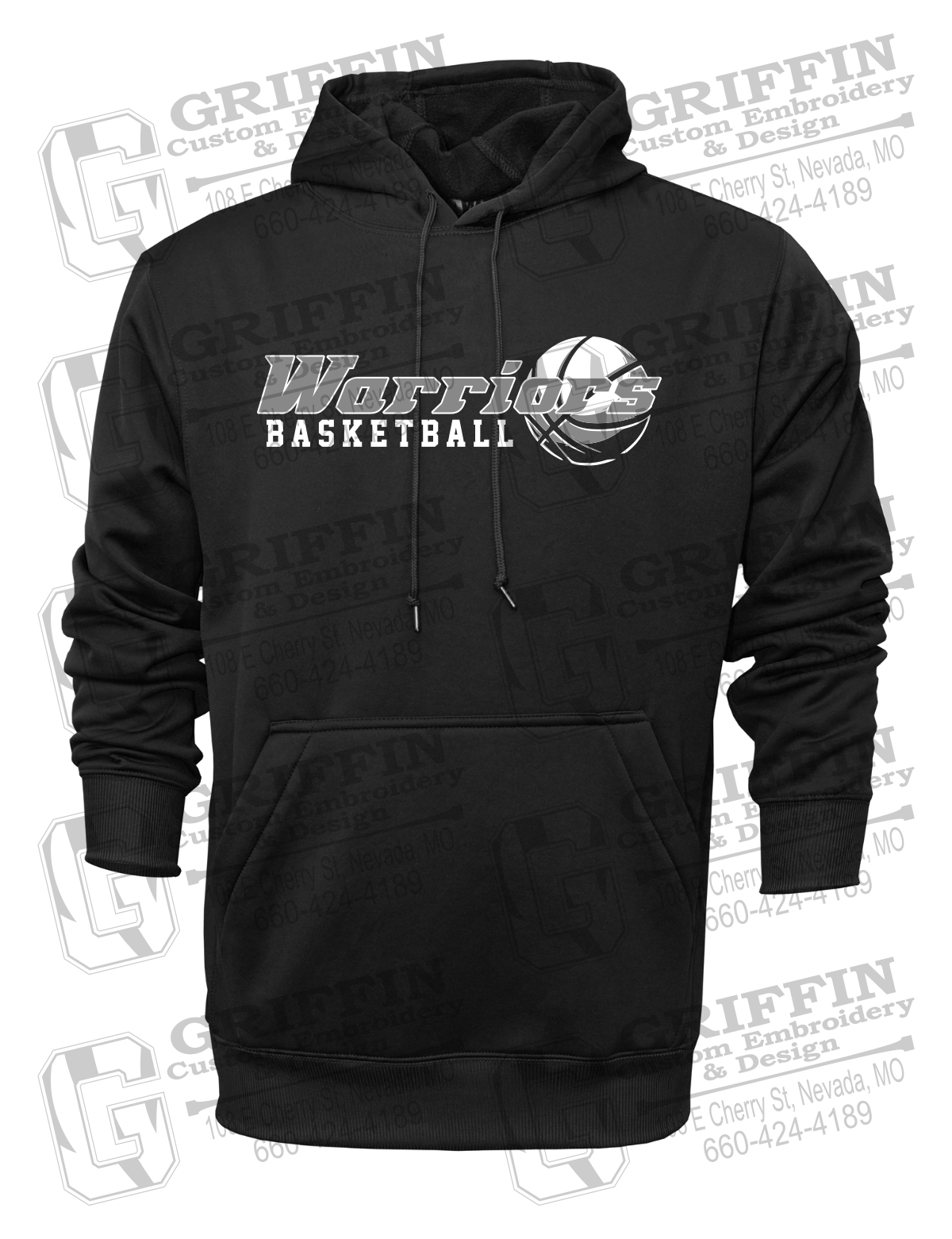 Performance Fleece Hoodie - Warriors Basketball 26-A
