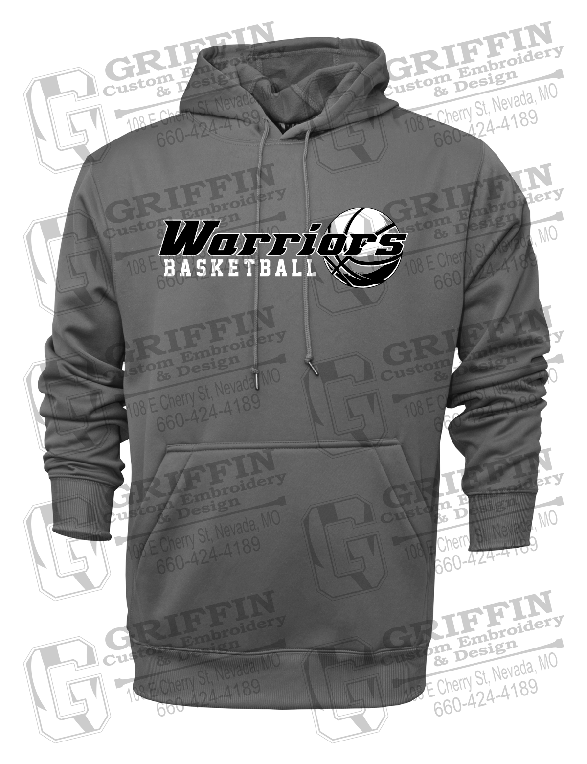 Performance Fleece Hoodie - Warriors Basketball 26-A