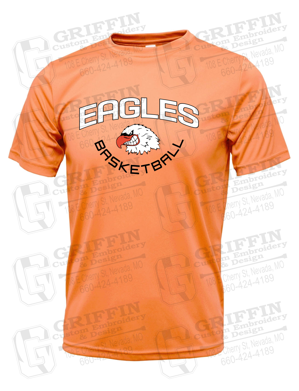 Dry-Fit Short Sleeve T-Shirt - Basketball - Jasper Eagles 26-A