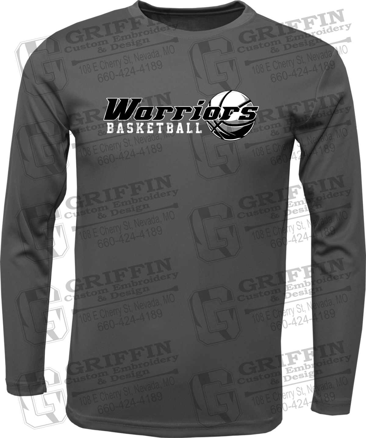 Dry-Fit Long Sleeve T-Shirt - Warriors Basketball 26-A