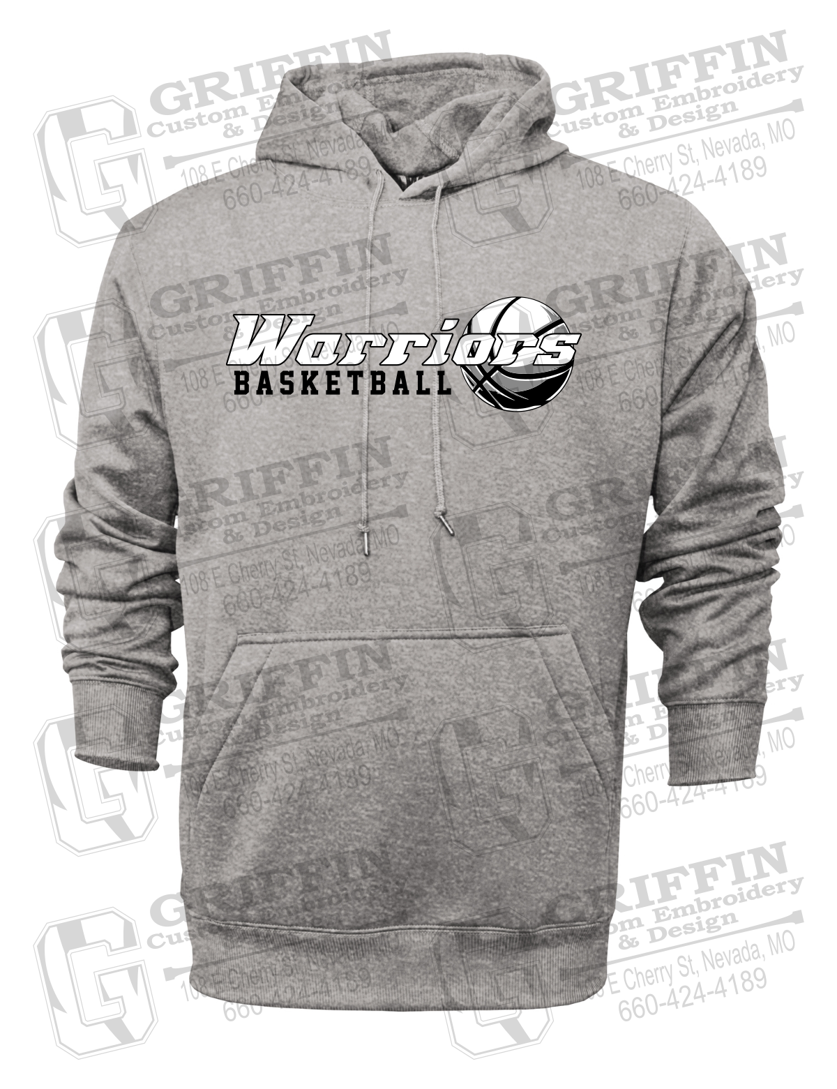 Performance Fleece Hoodie - Warriors Basketball 26-A