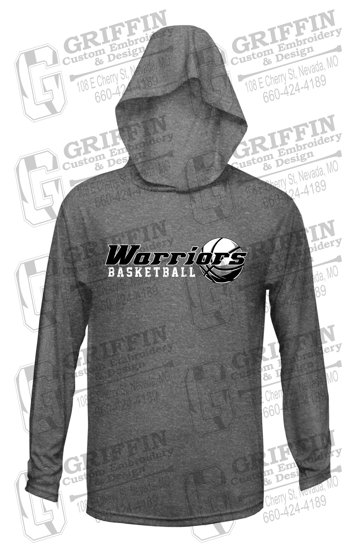 Dry-Fit T-Shirt Hoodie - Warriors Basketball 26-A