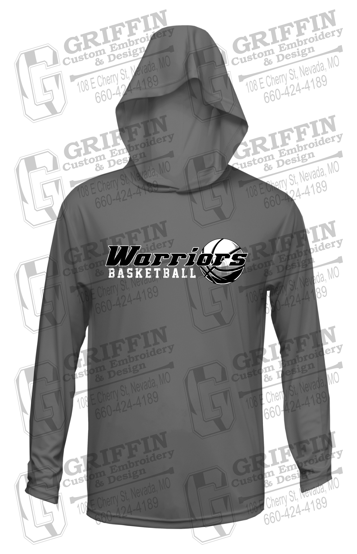 Dry-Fit T-Shirt Hoodie - Warriors Basketball 26-A