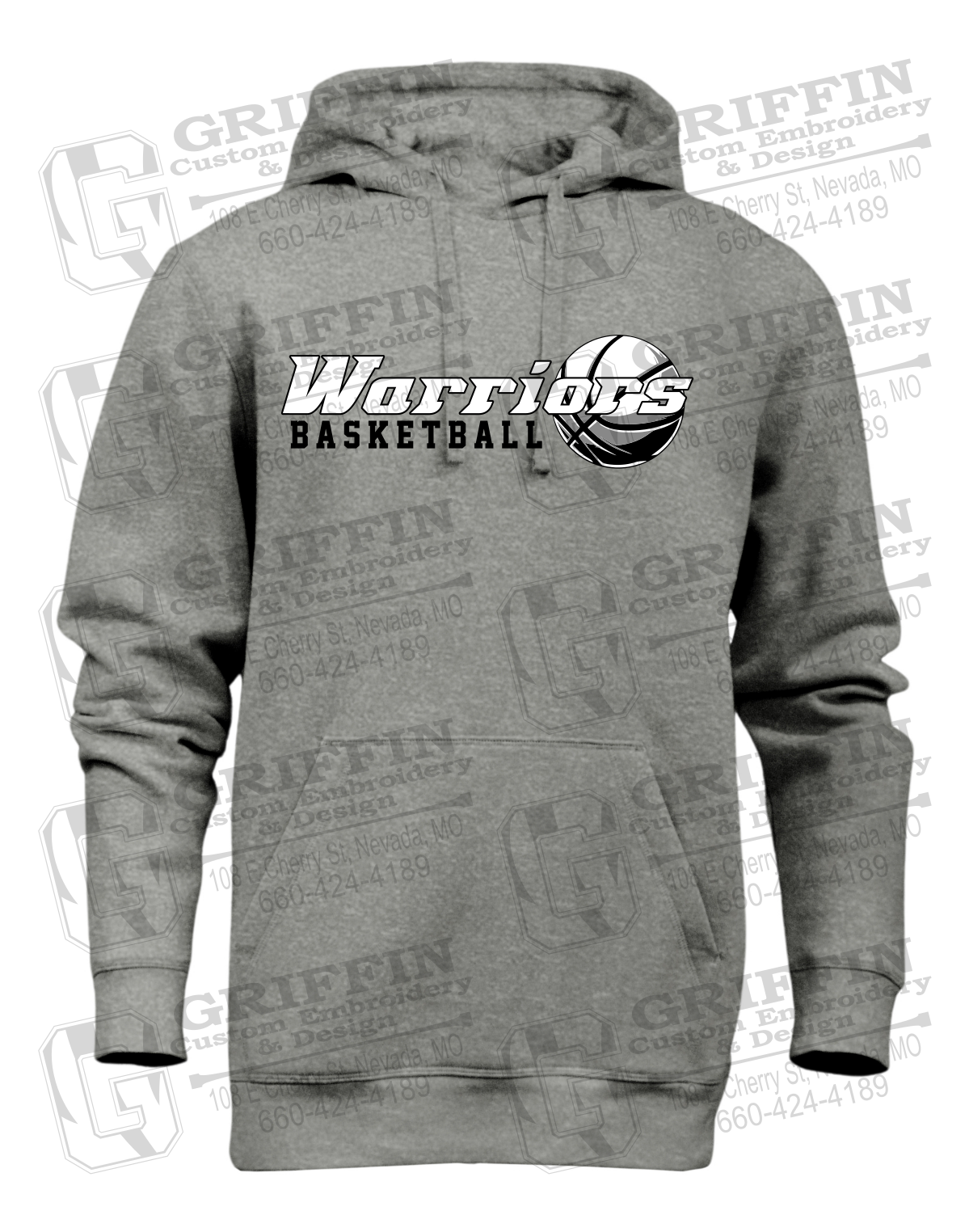 Heavyweight Fleece Hoodie - Warriors Basketball 26-A