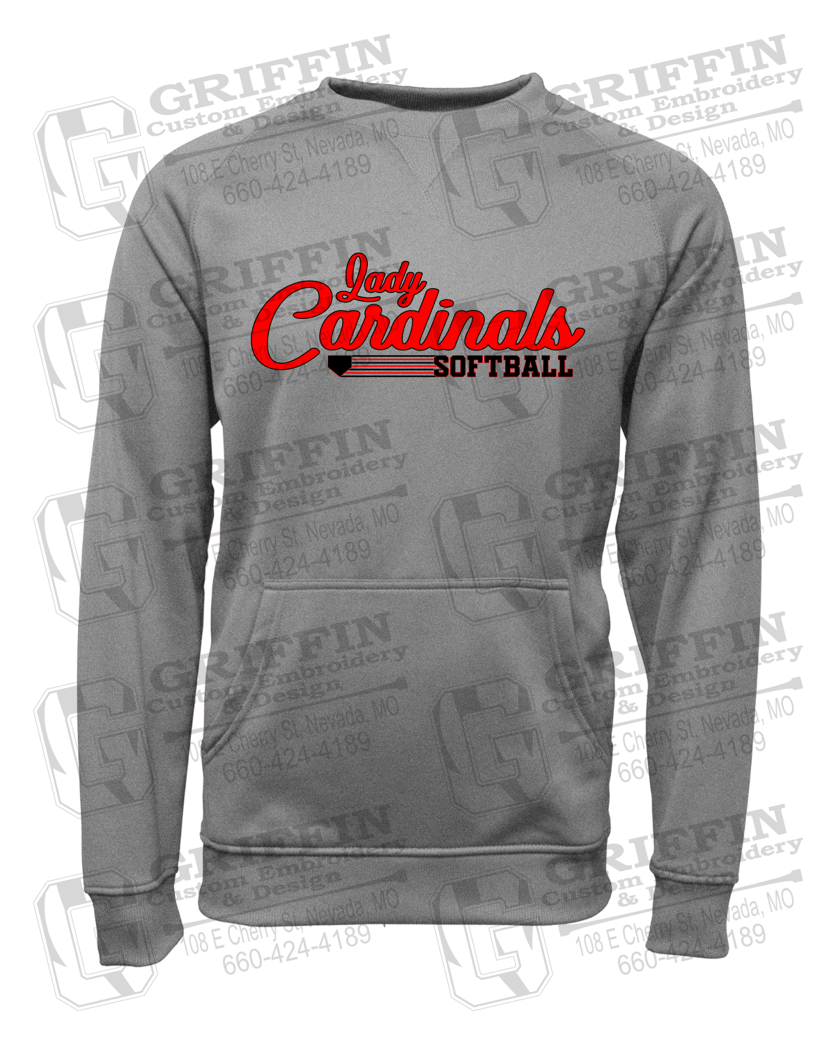 Performance Fleece Sweatshirt - Lady Cardinals Softball 26-B