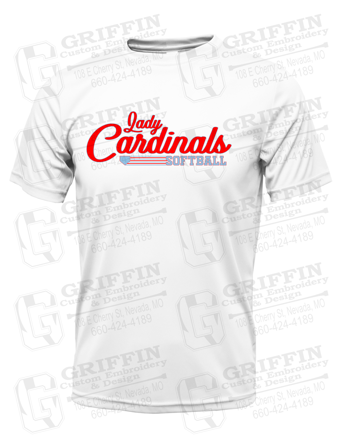 Dry-Fit Short Sleeve T-Shirt - Lady Cardinals Softball 26-B