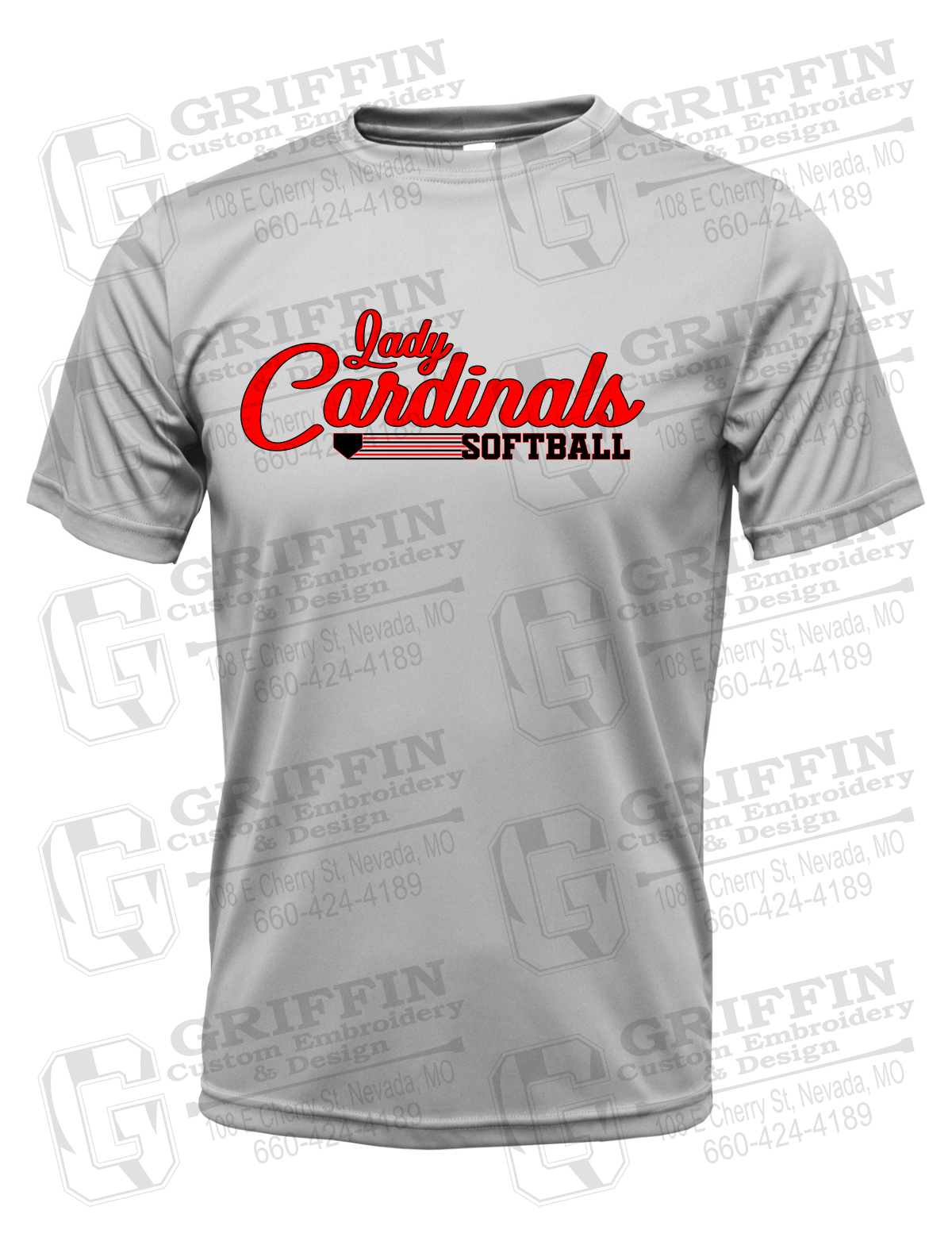 Dry-Fit Short Sleeve T-Shirt - Lady Cardinals Softball 26-B