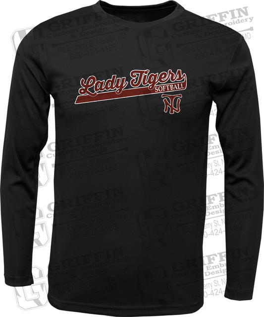 Dry-Fit Long Sleeve T-Shirt - Softball - Nevada Tigers 26-B
