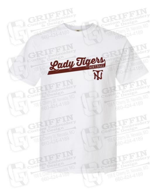 Comfort Colors Short Sleeve T-Shirt - Softball - Nevada Tigers 26-B