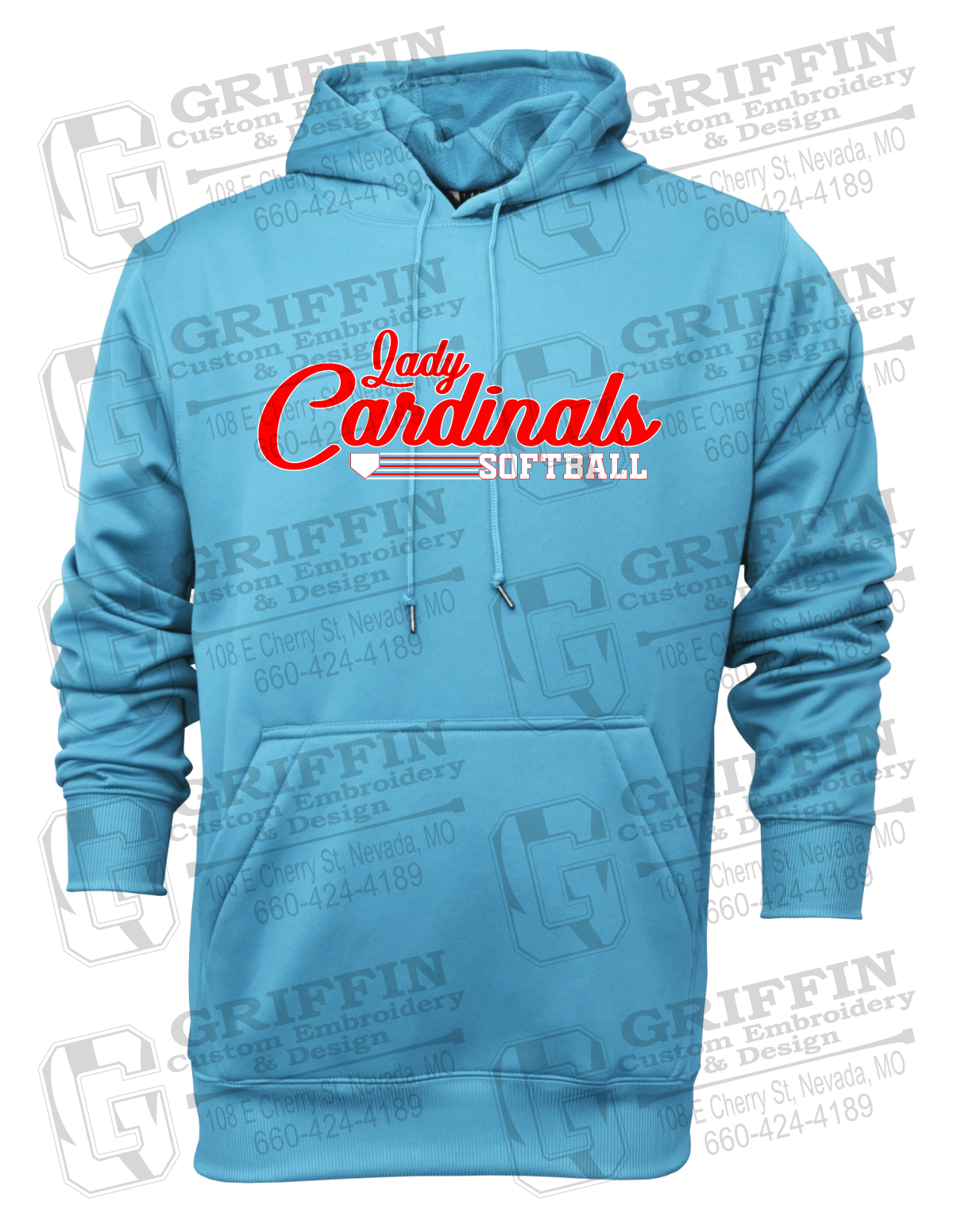 Performance Fleece Hoodie - Lady Cardinals Softball 26-B