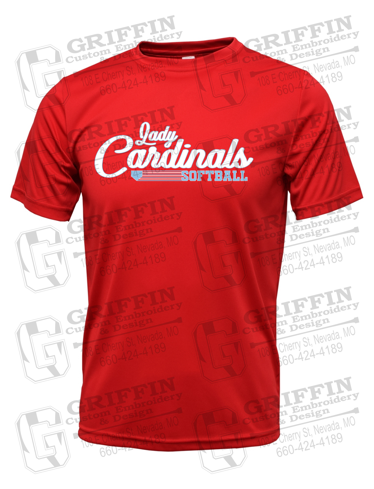 Dry-Fit Short Sleeve T-Shirt - Lady Cardinals Softball 26-B