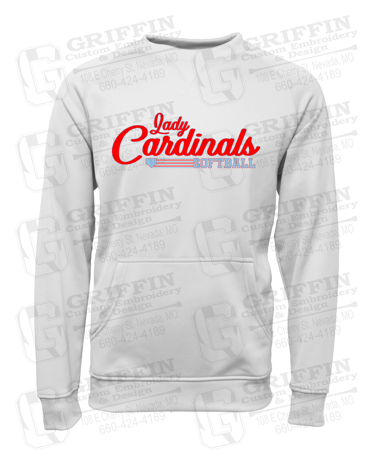 Performance Fleece Sweatshirt - Lady Cardinals Softball 26-B