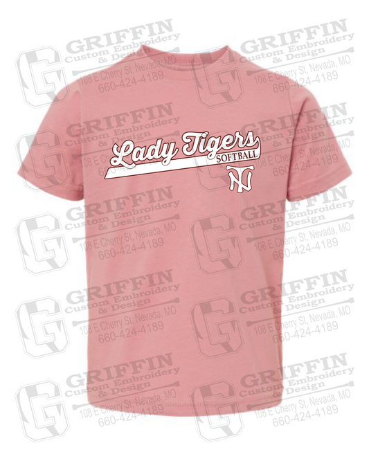Toddler/Infant Cotton T-Shirt - Softball - Nevada Tigers 26-B