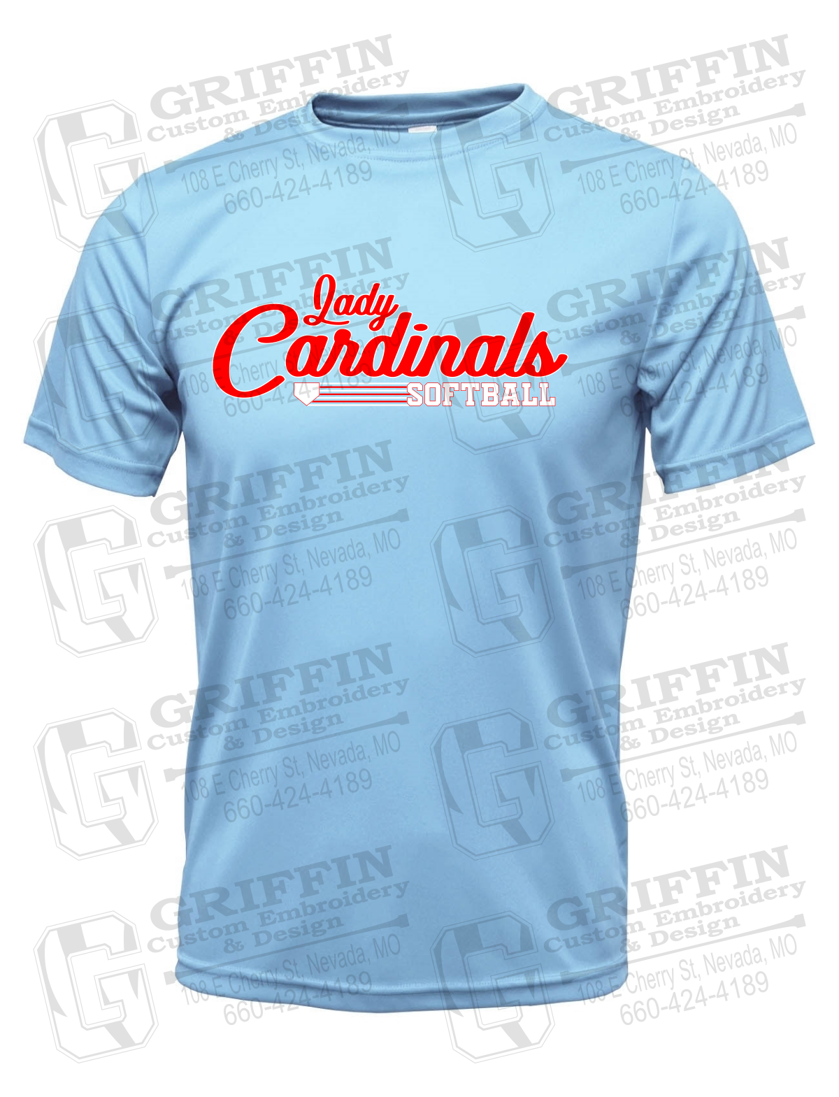 Dry-Fit Short Sleeve T-Shirt - Lady Cardinals Softball 26-B