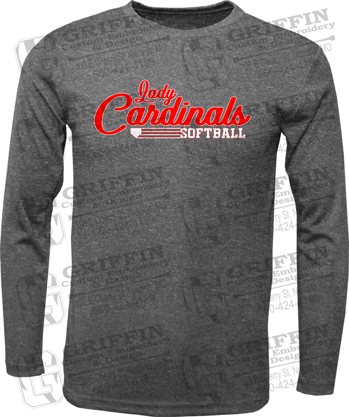 Dry-Fit Long Sleeve T-Shirt - Lady Cardinals Softball 26-B