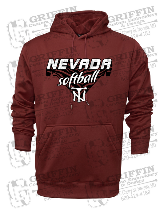 Performance Fleece Hoodie - Softball - Nevada Tigers 26-C