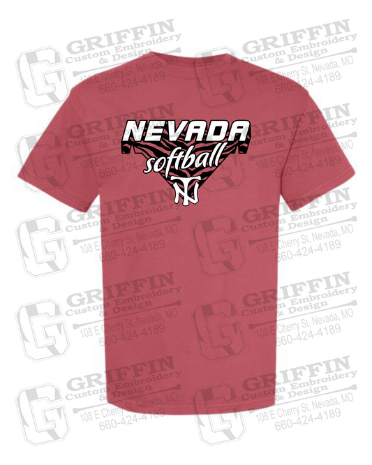 Comfort Colors Short Sleeve T-Shirt - Softball - Nevada Tigers 26-C