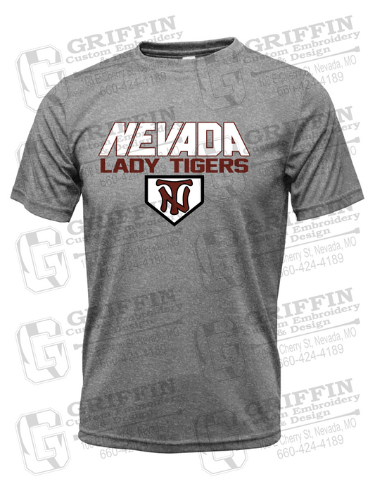 Dry-Fit Short Sleeve T-Shirt - Softball - Nevada Tigers 26-D
