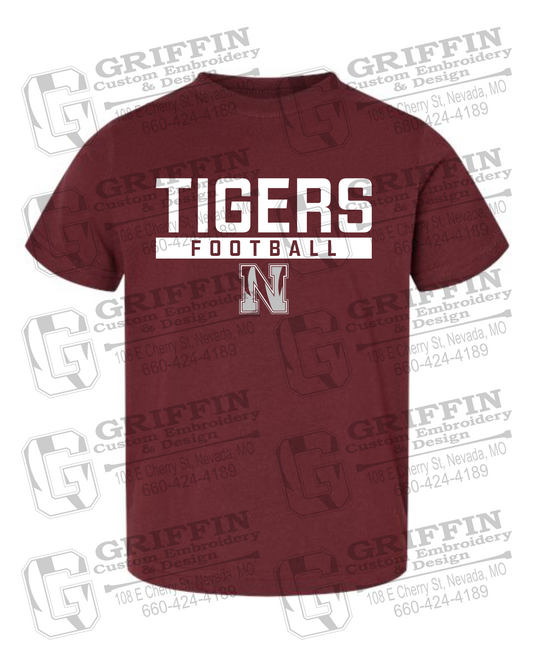 Toddler/Infant Cotton T-Shirt - Football - Nevada Tigers 26-E