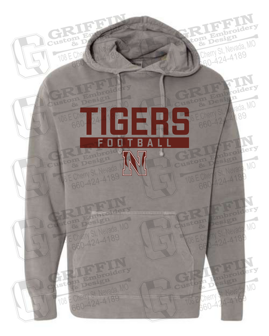 Comfort Colors Hoodie - Football - Nevada Tigers 26-E