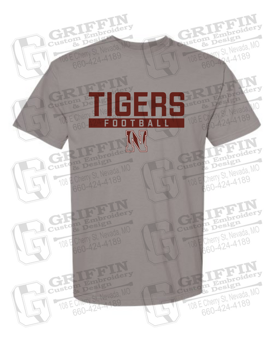 Comfort Colors Short Sleeve T-Shirt - Football - Nevada Tigers 26-E