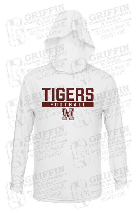 Dry-Fit T-Shirt Hoodie - Football - Nevada Tigers 26-E
