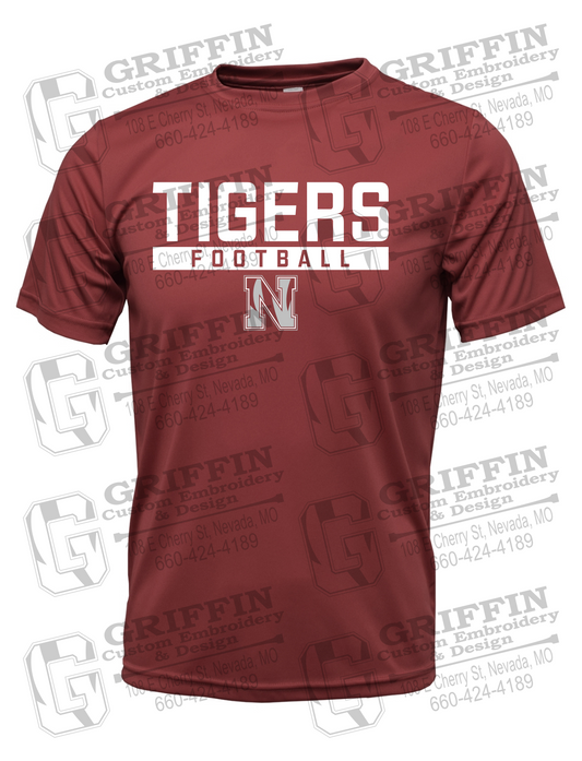Dry-Fit Short Sleeve T-Shirt - Football - Nevada Tigers 26-E