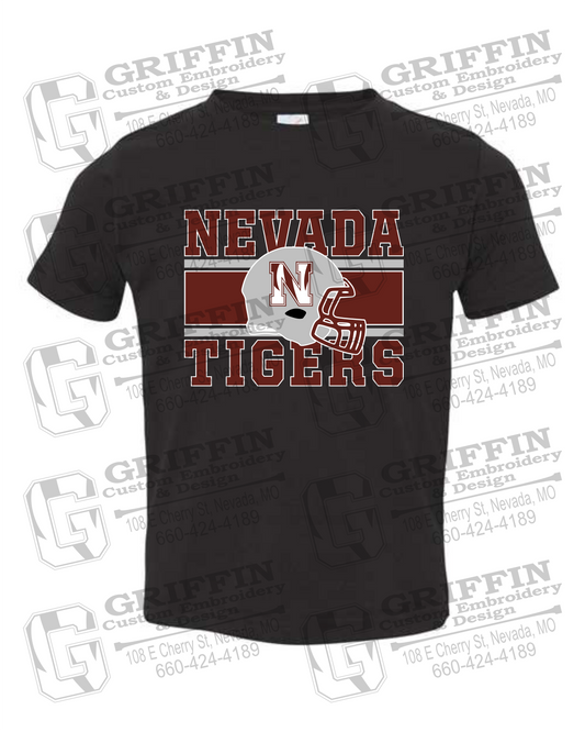 Toddler/Infant Cotton T-Shirt - Football - Nevada Tigers 26-F