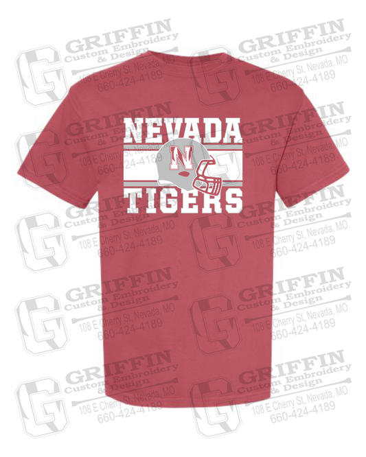 Comfort Colors Short Sleeve T-Shirt - Football - Nevada Tigers 26-F