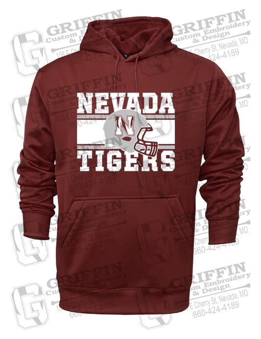 Performance Fleece Hoodie - Football - Nevada Tigers 26-F