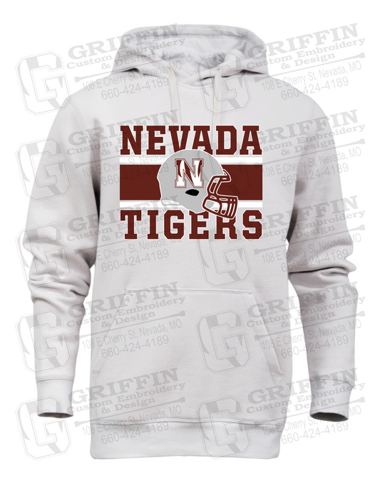 Heavyweight Fleece Hoodie - Football - Nevada Tigers 26-F