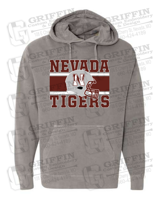 Comfort Colors Hoodie - Football - Nevada Tigers 26-F