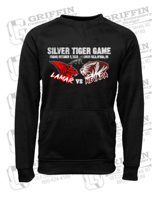 Performance Fleece Sweatshirt - Silver Tiger 2025 Football - Nevada Tigers 26-G