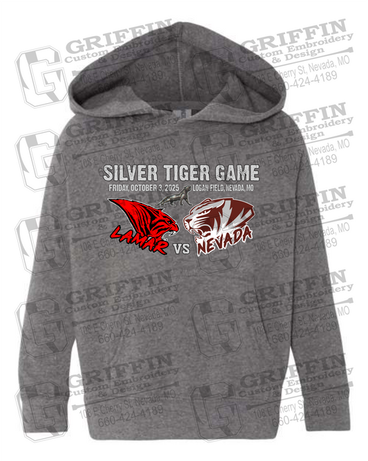 Toddler Hoodie - Silver Tiger 2025 Football - Nevada Tigers 26-G