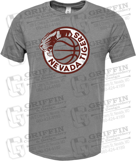 Soft-Tek Short Sleeve T-Shirt - Basketball - Nevada Tigers 26-J