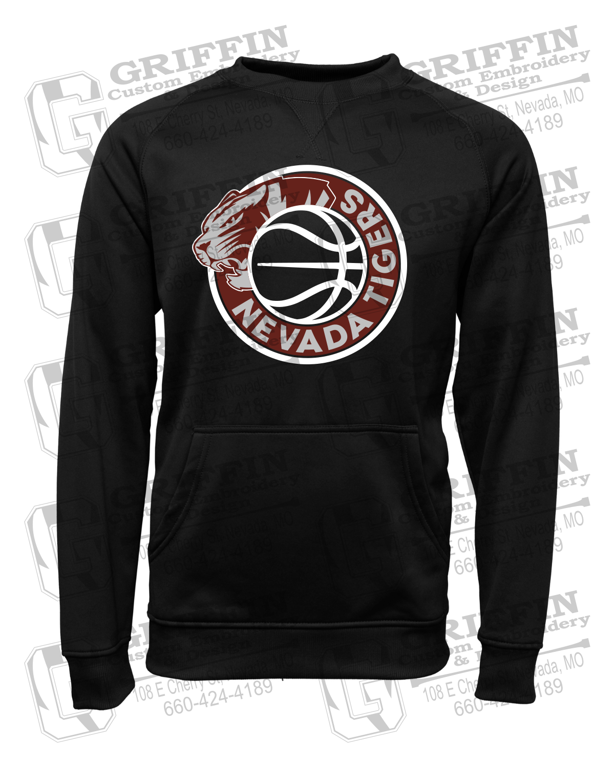 Performance Fleece Sweatshirt - Basketball - Nevada Tigers 26-J
