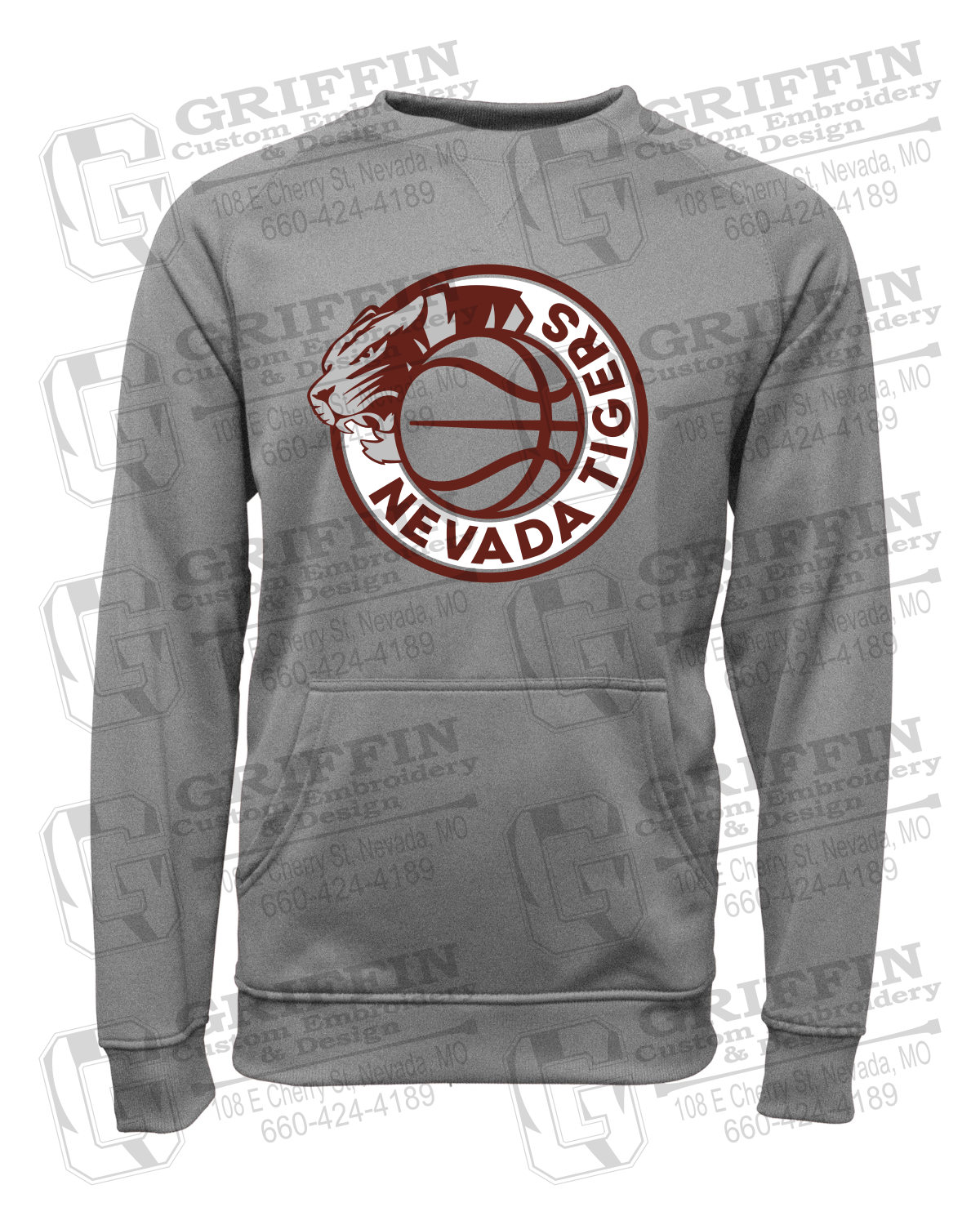 Performance Fleece Sweatshirt - Basketball - Nevada Tigers 26-J