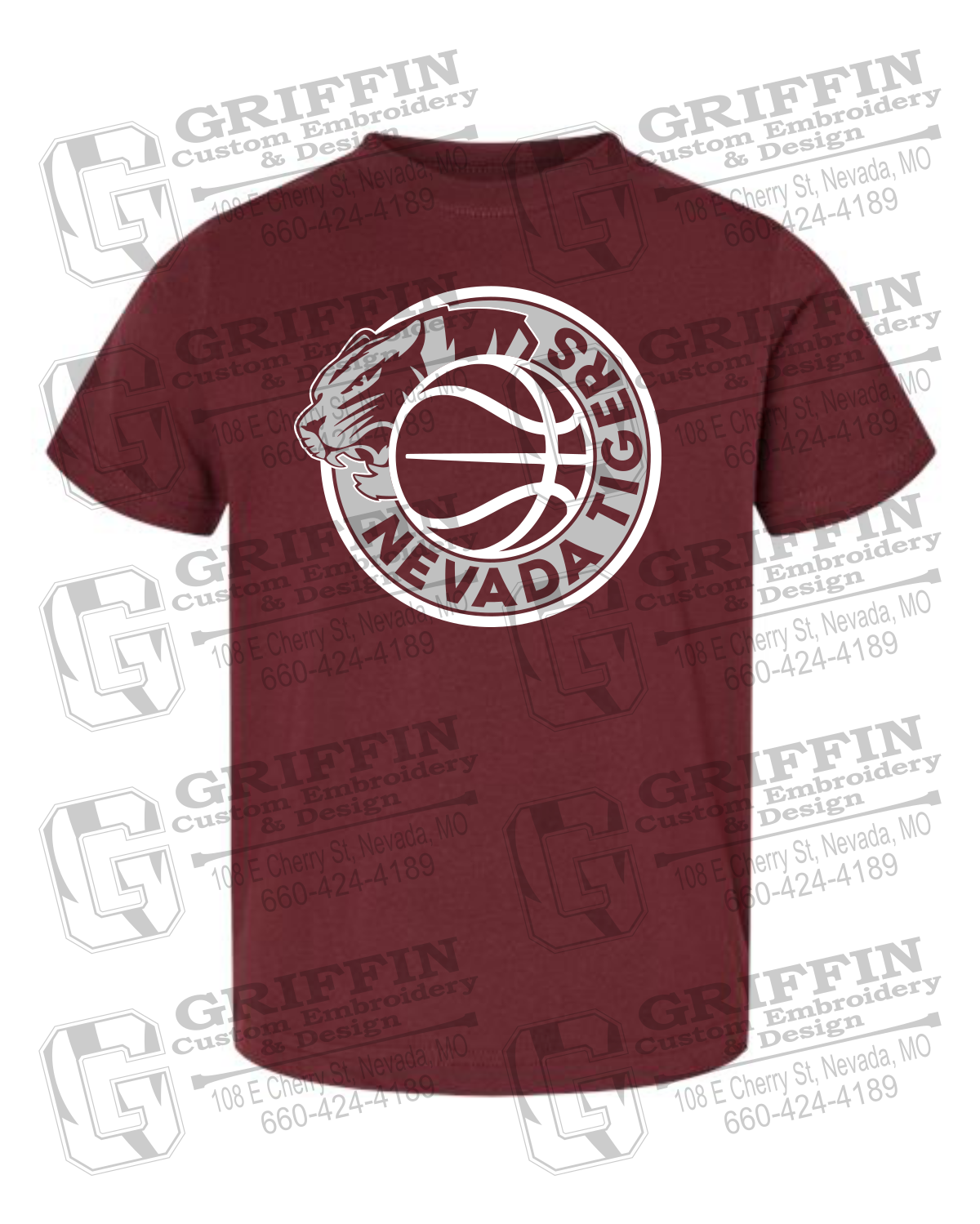 Toddler/Infant T-Shirt - Basketball - Nevada Tigers 26-J