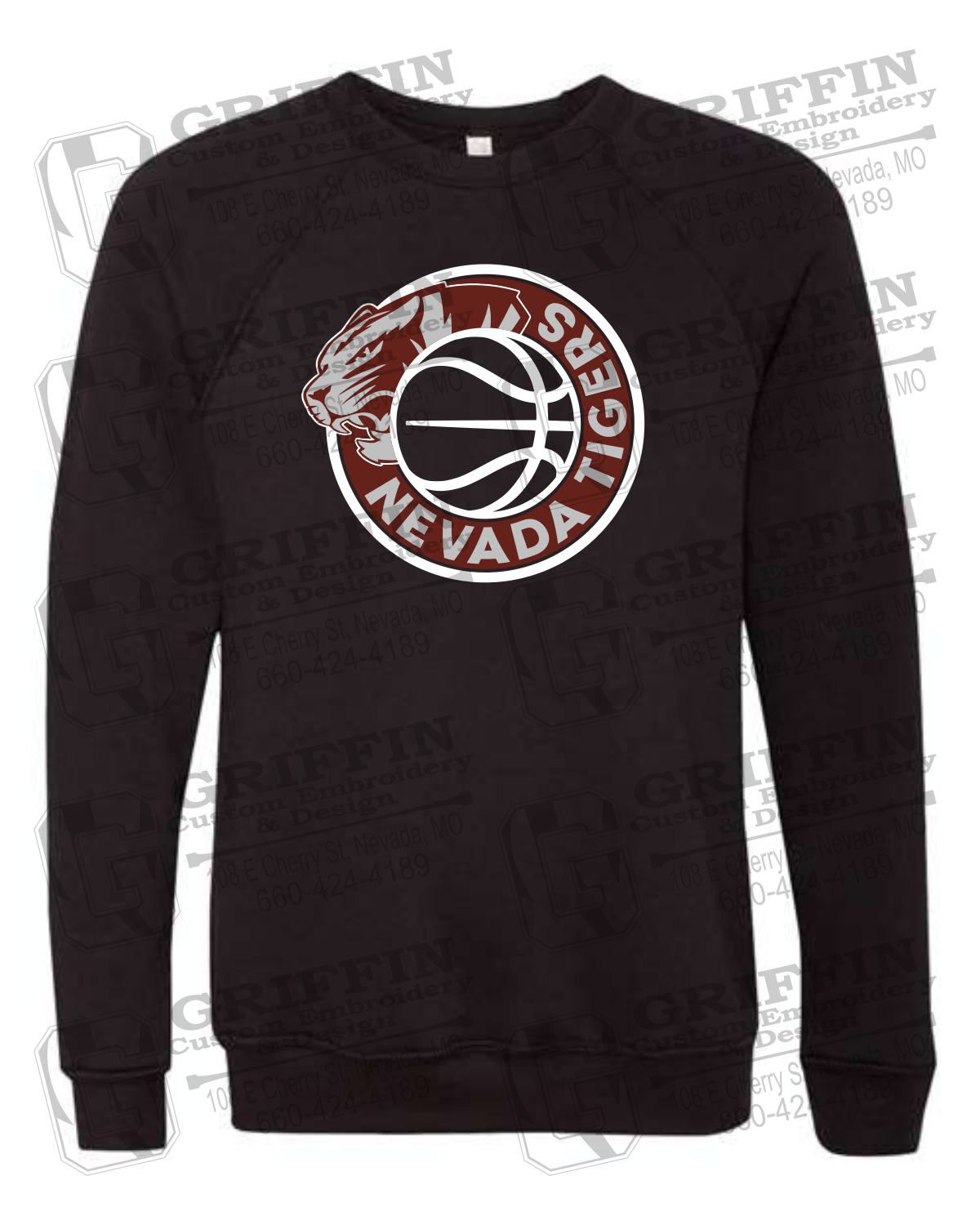 Sponge Fleece Sweatshirt - Basketball - Nevada Tigers 26-J