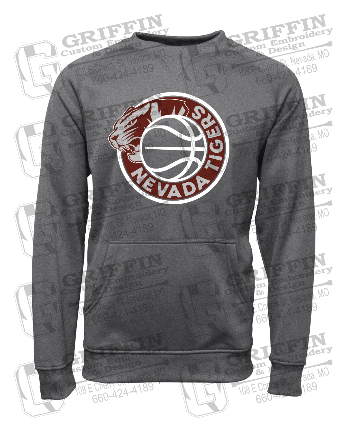 Performance Fleece Sweatshirt - Basketball - Nevada Tigers 26-J